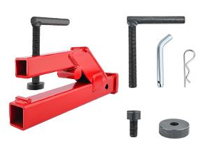 Nilight Clamp On Trailer Hitch 2" Ball Mount Receiver Adapter Compatible with Tractor Bucket Forklift Bucket Trailer Hitch Attachment Adapter for Deere Bobcat Tractor Bucket  Lorry Parts Truck Vehicle dealsforyoudays