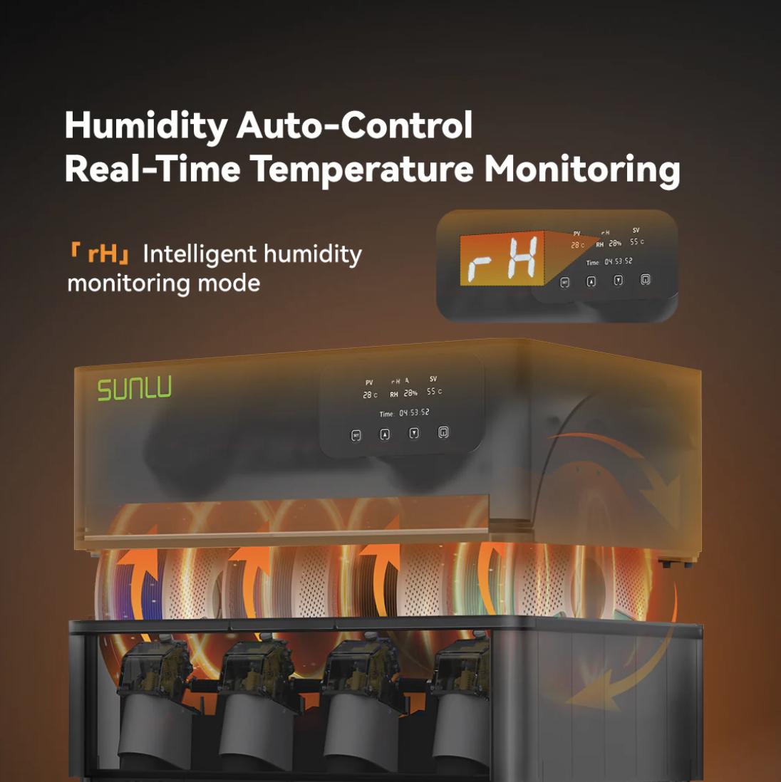 【Only for AMS 1 Generation】SUNLU AMS Heater Upgraded your Bambulab the first generation AMS, Enables Drying while Printing