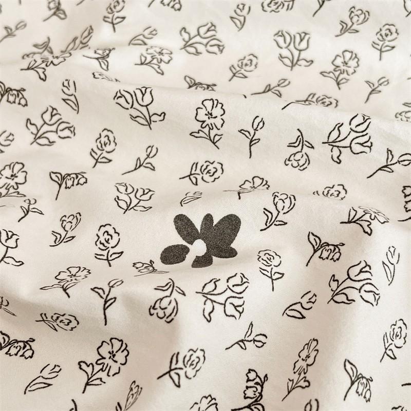 High-Quality Floral Sheet, Soft and Breathable, Lightweight, Suitable for All Seasons, Ideal for Bedroom and Guest Room