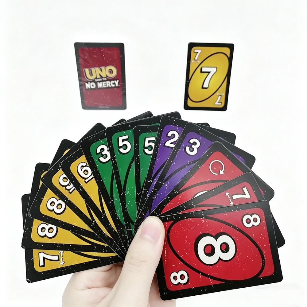 Uno Brutal Edition Card Game, Family Party Interactive Board Game, Hardcore Version, Supports 2-10 Players, Fun and Competitive Gameplay