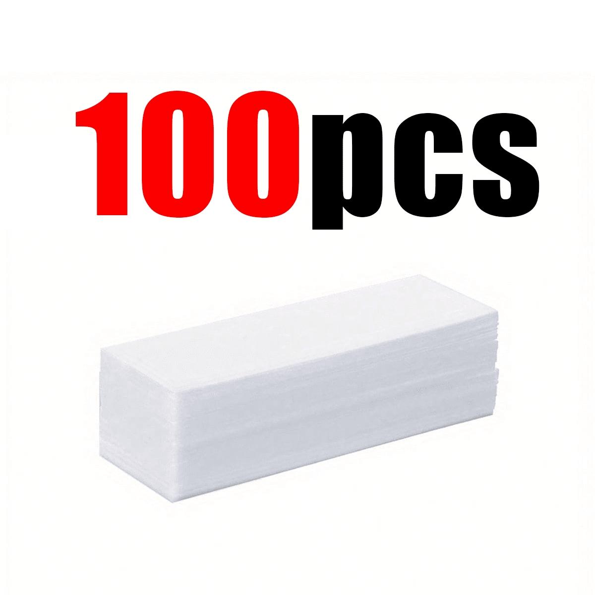 50pcs/100pcs Pack Wax Strips For Hair Removal, Waxing Accessories, Hair Products And Accessories For Barber Salon Beauty Travel Essentials