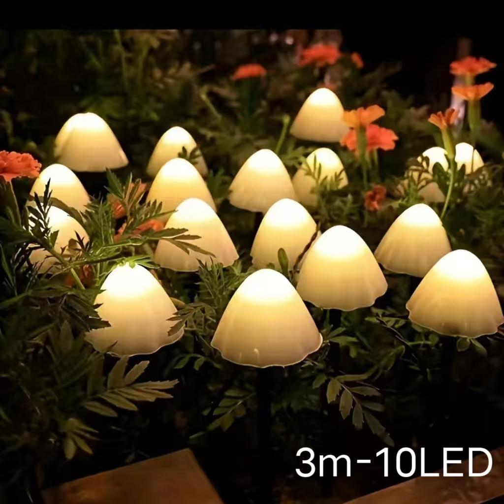 Solar Mushroom Light, Outdoor High-Quality Landscape Lighting, Garden Decor, Party Atmosphere, Christmas, Wedding Gift