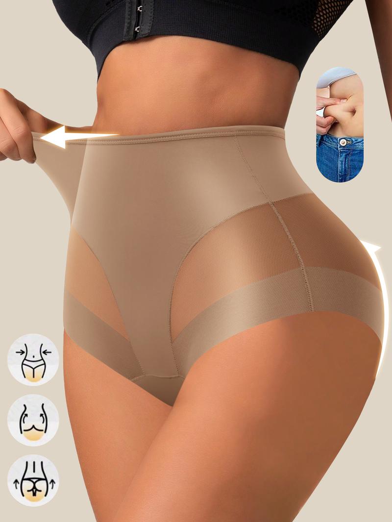 QUASTI 3 Pieces Mid-Rise Sexy Mesh Splicing Contrast Women's Thongs,Smooth Ice Silk Soft and Comfortable Material,Mix Colors Hip Lifting Elastic Sexy LadiesBriefs Thongs,S-XXL,Homecoming Season Gifts