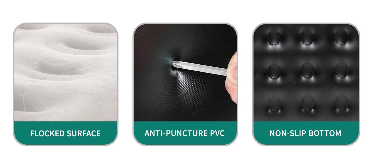 YITAHOME Twin/Twin XL Air Mattress Elevated Inflatable Mattress Blow Up Mattress for Camping, Home, & Portable Travel