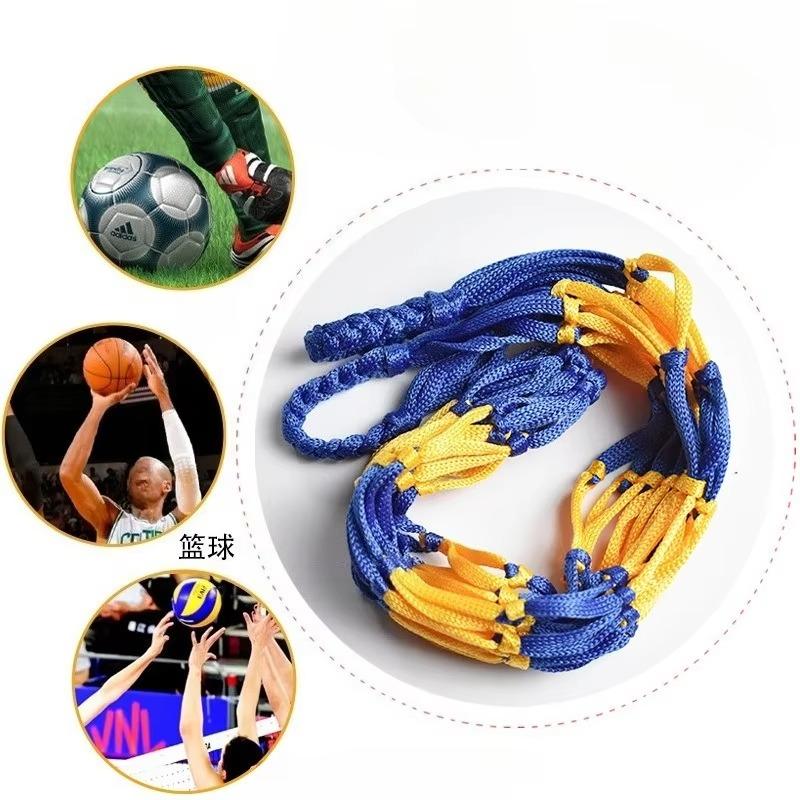 1count Ball Net Bag Basketball Tote Bag Youth Football Net Outdoor Sports Nylon Mesh Storage Ball Type Thickened Net Bag Ball Calcio