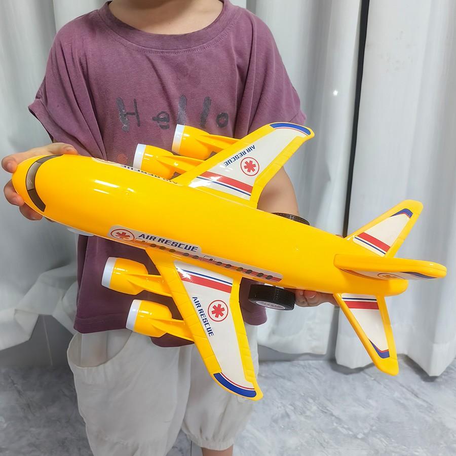 Large Airplane Toy Model, Inertial Plane Toy for Kids, Perfect Gift for Boys and Girls, Ideal Christmas and New Year Present