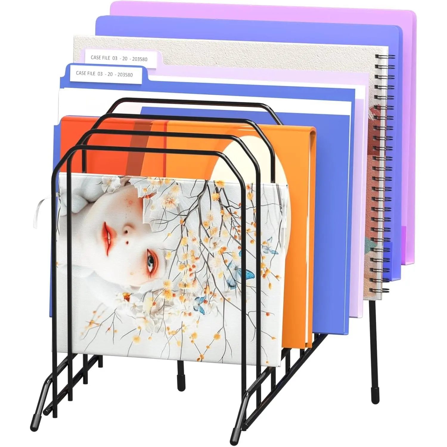 Incline Desk Magazine Folder Holder File Organizer with 8-Section