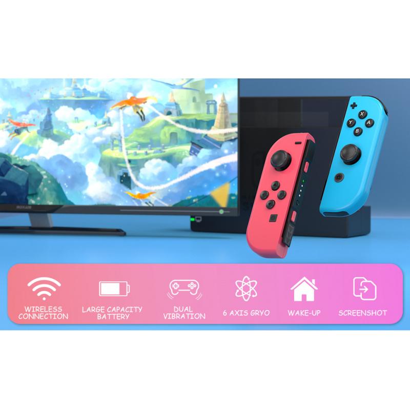 Wireless Controller for Nintendo Switch/switch Lite/oled, Switch Accessories, Dual Vibration Gaming Joystick, Replacement Gamepad Accessory