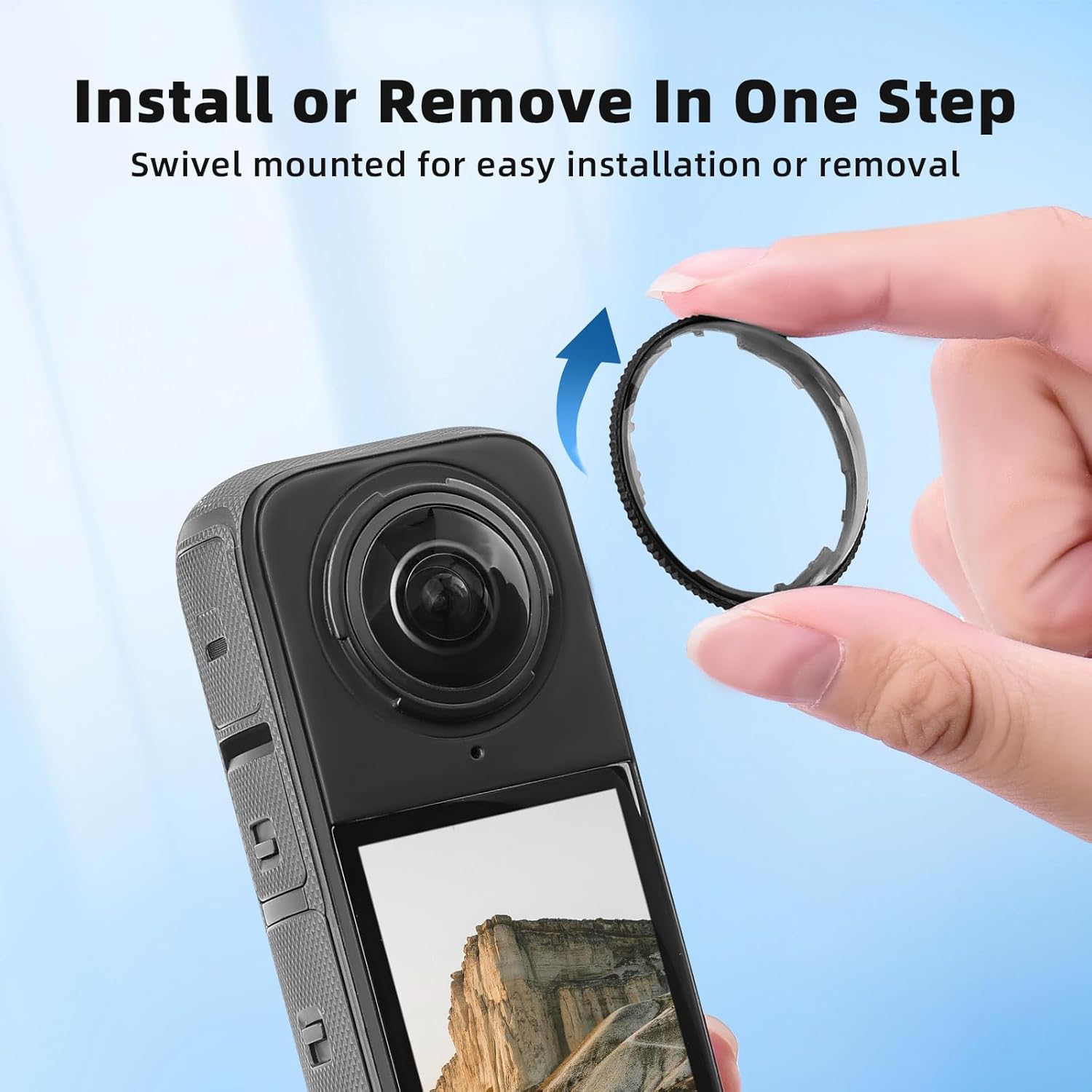 for Insta360 X4 Lens Guards, Plastic, Perfect for Outdoor Sports, Holiday Travel and Holiday Party with Premium Optical PC, Camera Lens Accessories | Lens Protection | Snap-on Design | Convenient Installation | Portable and Lightweight
