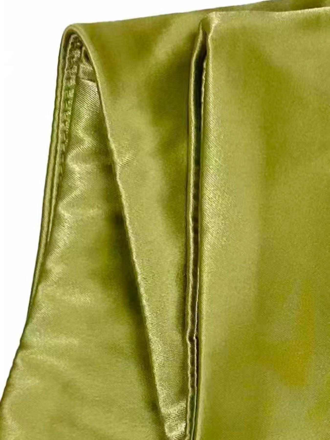 Elegant Women's High-Waisted Satin Skirt, Perfect for Daily Wear & Parties, Stylish Ladies' Fashion Accessory