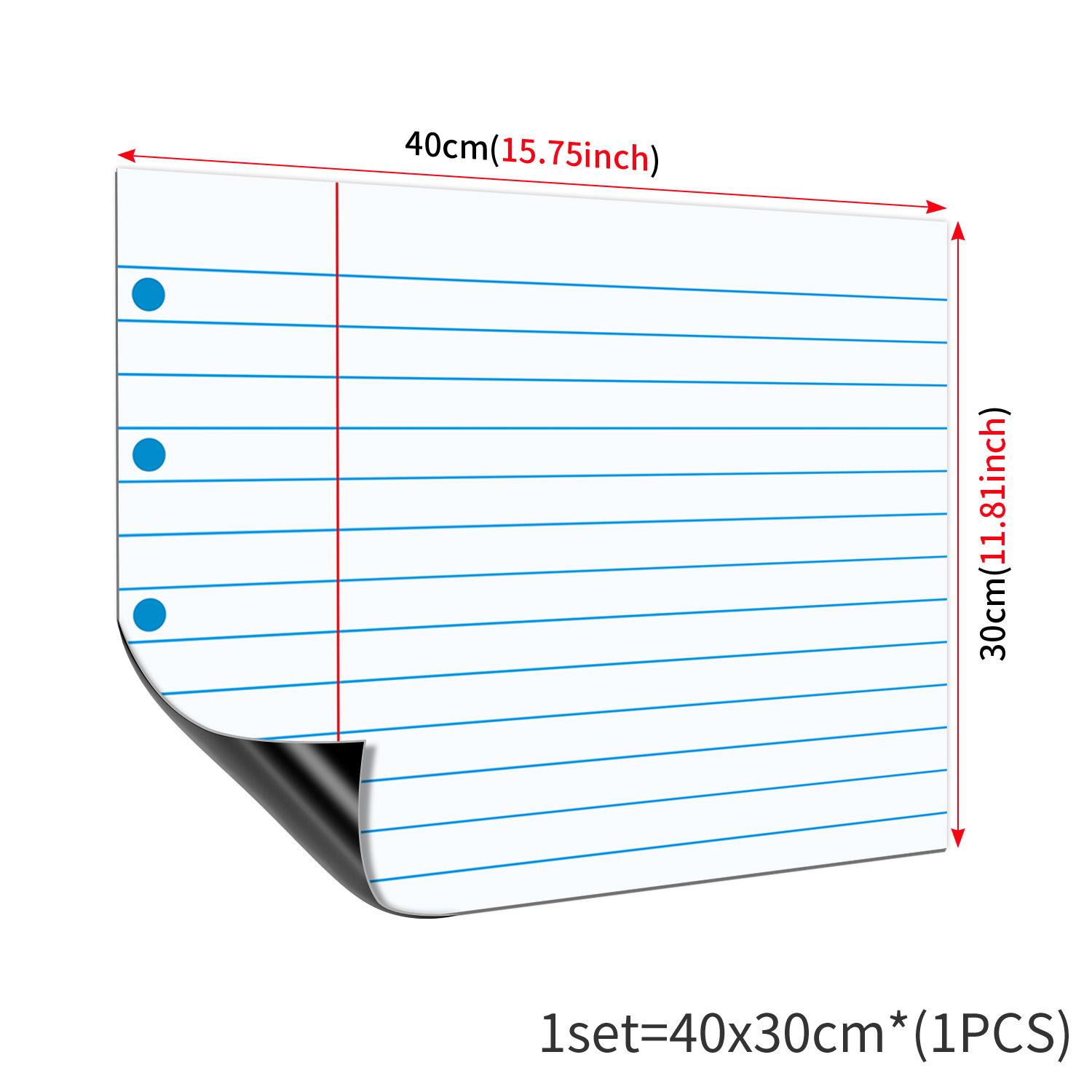 1pc Loose Leaf Paper Shaped Refrigerator Sticker,Repeatedly Erased, Anti Fouling And Wear-Resistant, Memo Sticker, Refrigerator Art Decoration Sticker