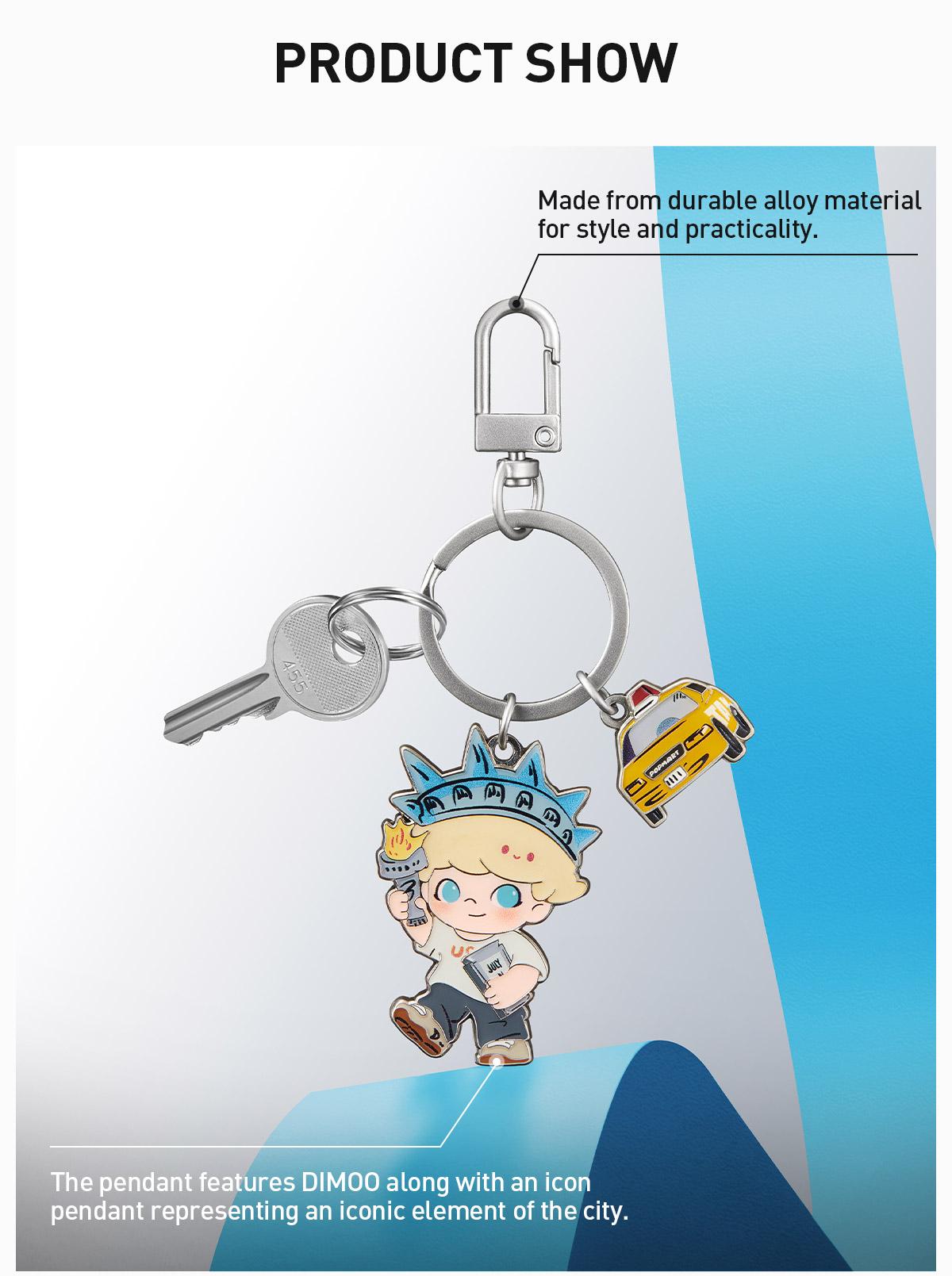 POP MART DIMOO'S HOLIDAY IN THE USA SERIES-Alloy Pendant