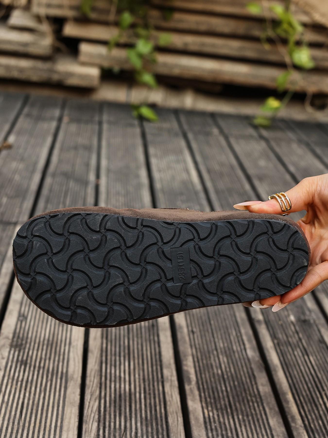 Women's Casual Suede Moccasin Slippers, Lace-Up Comfortable Lightweight Flat Shoes, Ideal for Daily Commute and Weekend Wear