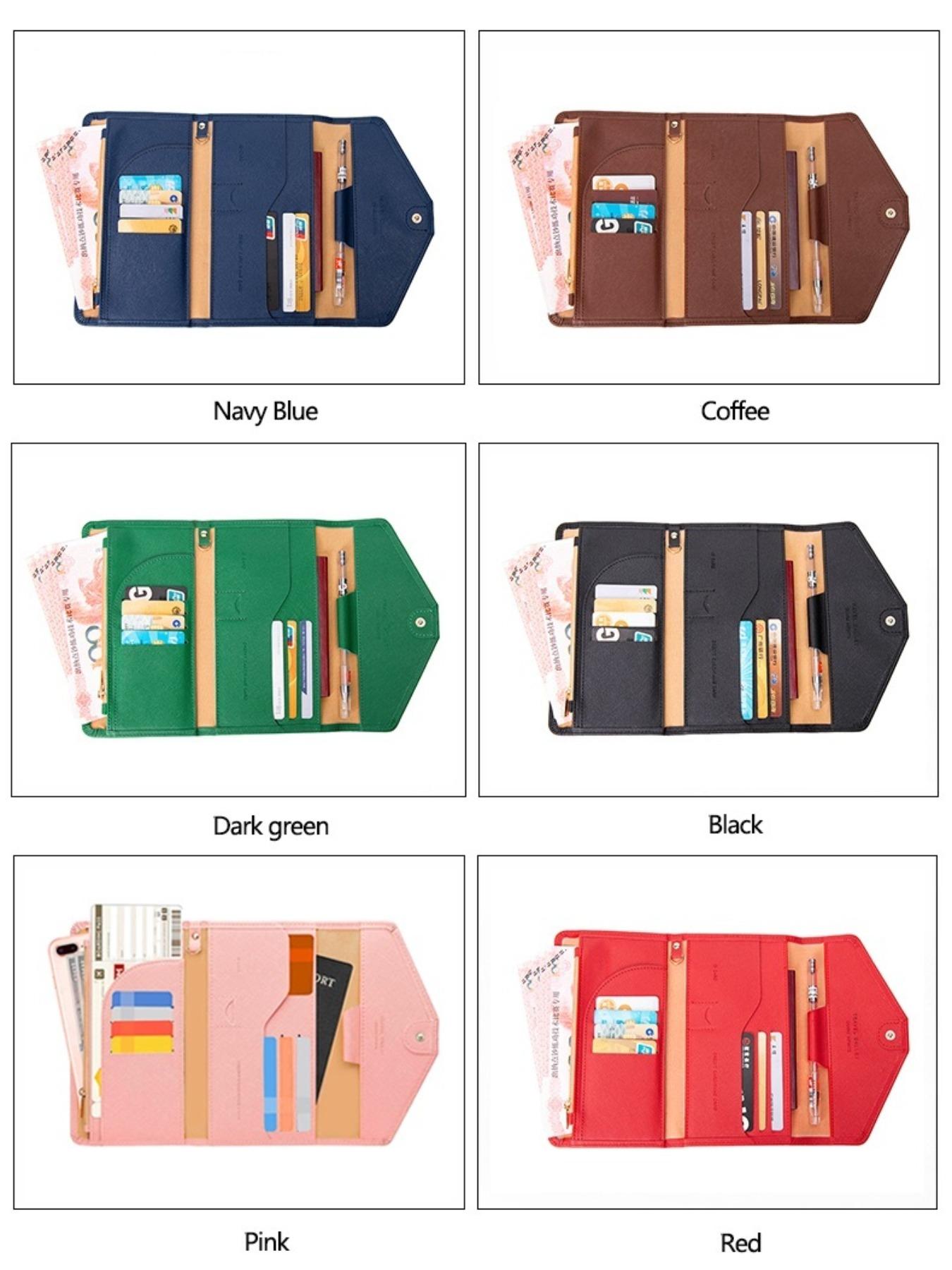 Women's Fashionable Multi Card Slot Credit Card Organizer Card Holder, Casual Minimalist Plain Color RFID Protection Wallet with Rfid Card Slots, Simple All-match Wallet for Daily Life