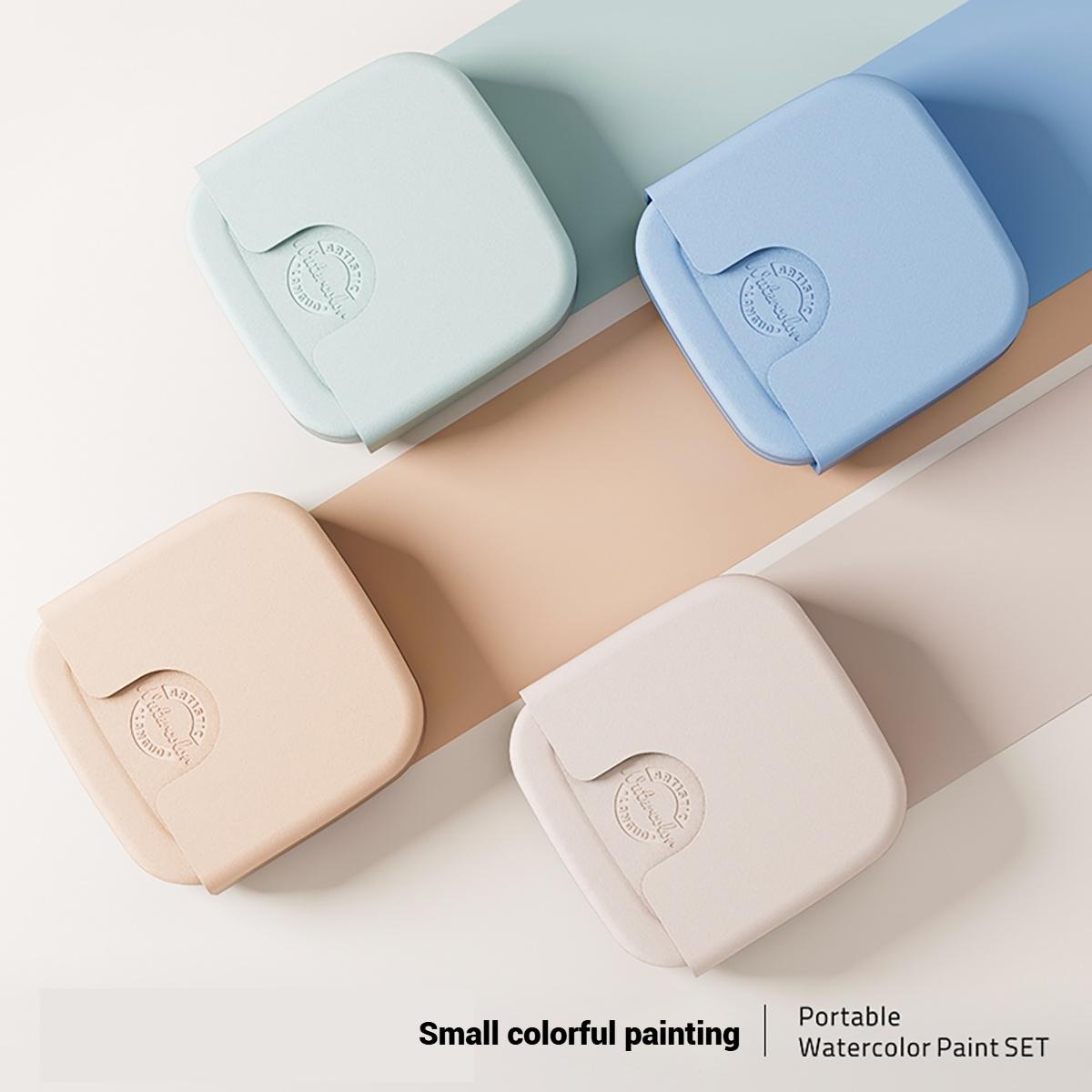 16 Color Watercolor Solid Paint Set, Art Drawing Supplies, Includes Metal Brushes, Portable Gift Box, Ideal for Adults Teens Students, Holiday Gift