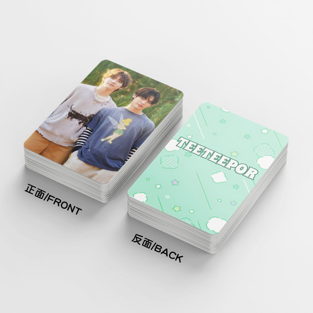 30Pcs/Set Thai BL Couple TEETEEPOR Double Sided Lomo Cards TeeTee × Por HD Print Photo Cards for Fans Collection & Gift