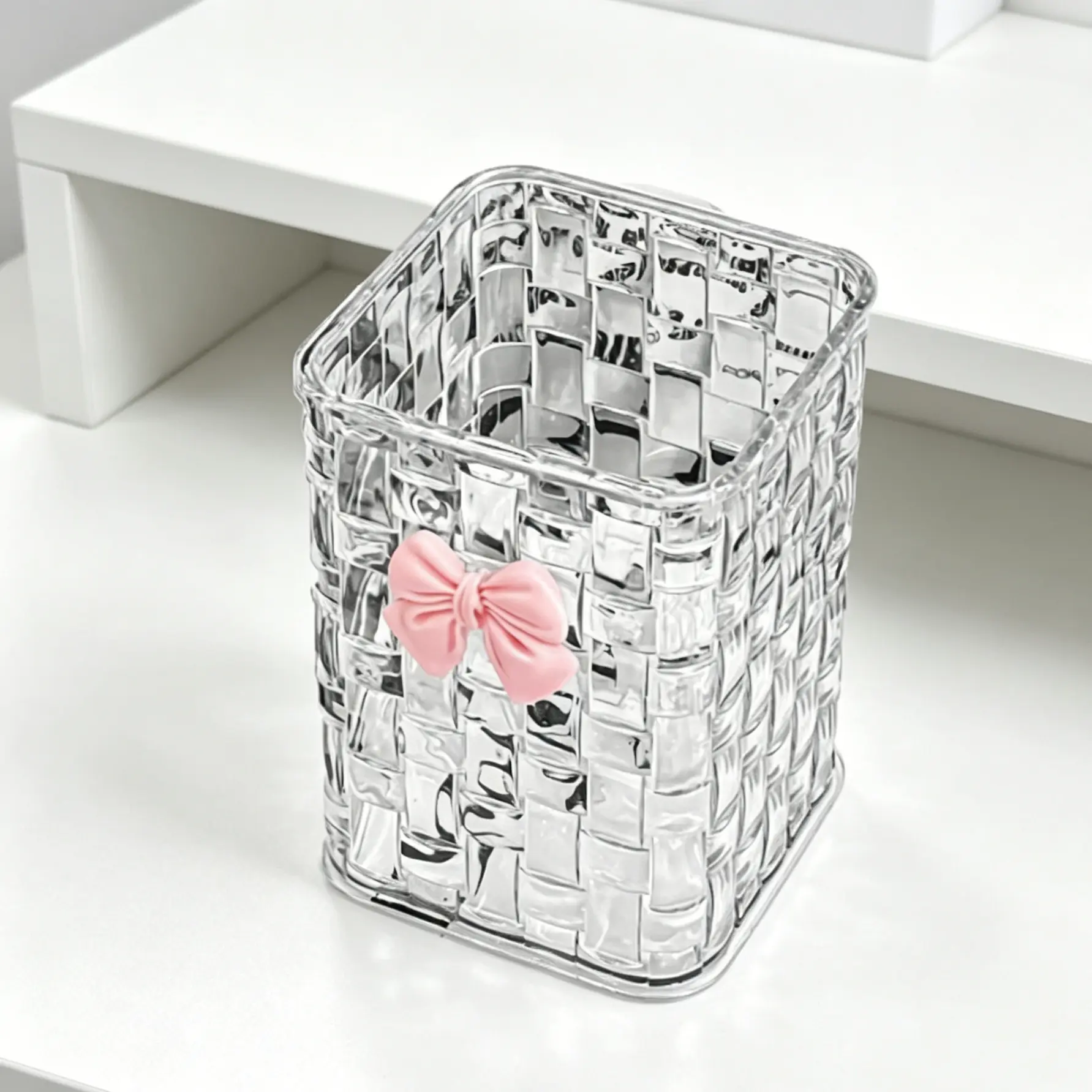 Large Capacity Transparent Acrylic Cosmetics Organizer Storage Box, Multi-Functional Desktop Organizer with Drawers, Ideal for Makeup Brushes, Lipsticks, Stationery, Beauty Organizer Box, Cosmetic Organiser