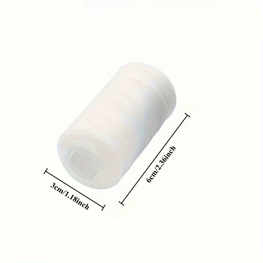 2pcs Black And White Sewing Thread, 500m/Roll, High-Quality Polyester Threads For Sewing Machine And Hand Stitching