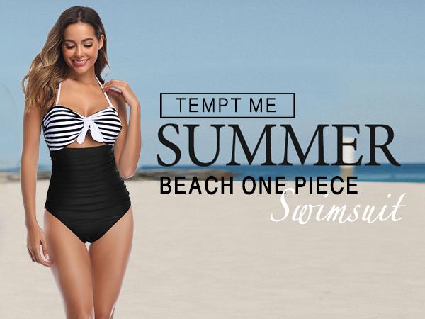 Tempt Me Women Sexy Cutout One Piece Swimsuits Tummy Control High Waisted Halter Front Tie Knot Bathing Suit Plus Size Full Coverage Swimsuit for Women Tempt Me Women Sexy Cutout One Piece Swimsuits Tummy Control High Waisted Halter Front Tie Knot Bathing Suit Plus Size Full Coverage Swimsuit for Women