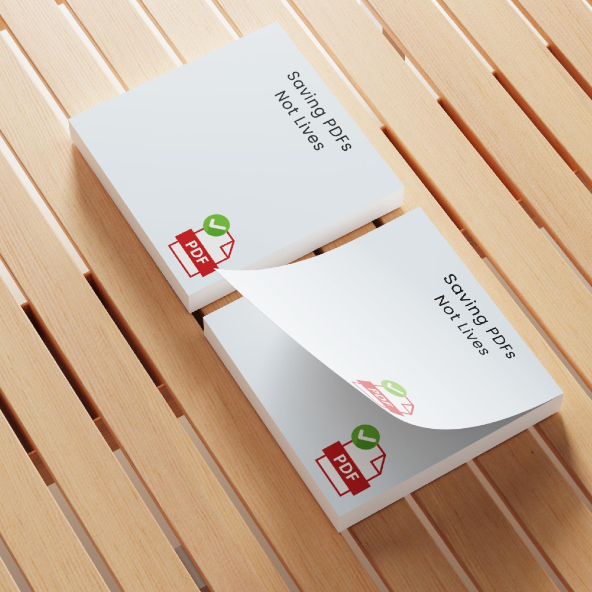 Funny Office Sticky Notebook, 4 Counts/set 3x3 Inch Funny Office Note Pad, Adhesive Sticky Note for School Office Home Supplies