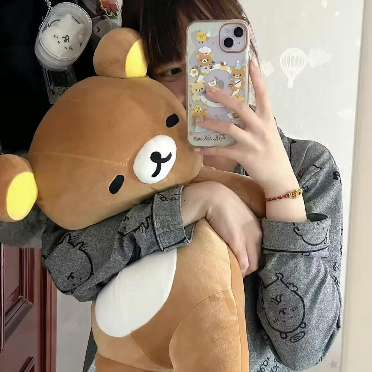 Cute Plush Bear Toy, Soft Adorable Small Bear Pillow Cushion, Perfect Gift for Family/friends, Decorative Ornament Gift