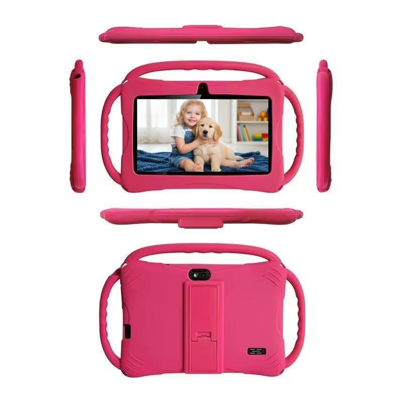 Educational Tablet,7-inch Kids Tablet with Three-Handle Shockproof Case |     Android Learning Tablet for Toddlers |     Parental Control, Dual Camera, WiFi |     Best Gift for Children Eye Protection
