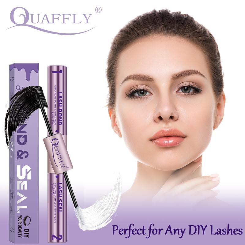 2 in 1 Long Lasting Eyelash Bond & Seal Glue, Durable Waterproof Eyelash Extension Adhesive, Eye Makeup Tool for Women & Girls, Cosmetics, DIY Eyelash Extensions #TOP PICKS