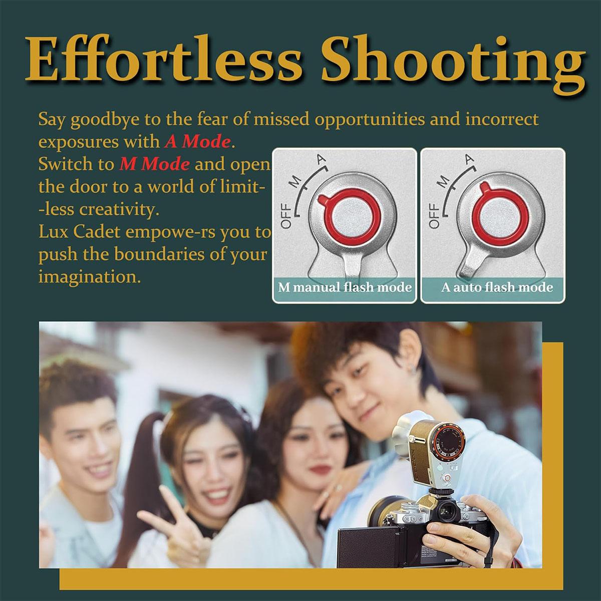 Godox Lux Cadet Retro Classic Camera Flash GN10 with 7 Levels Flash Power 6200K±300K with S1/S2 Optical Control On Camera Flash Built-in Battery for Camera,Lightweight Compact,Compatible Mountings Nikon/Sony/Canon/Fuji/Sigma/Leica/Panasonic/Olympus