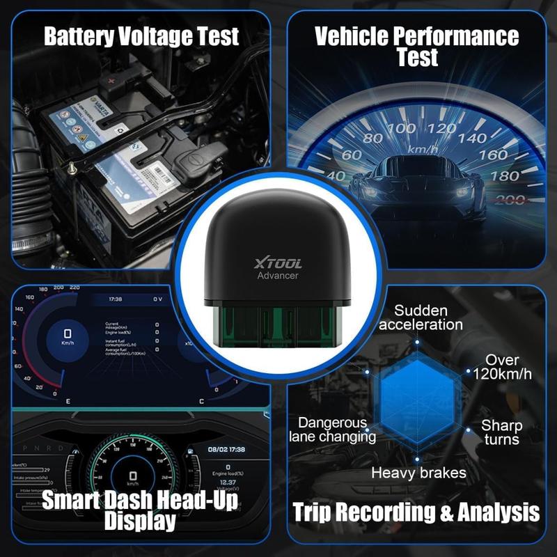 XTOOL AD20 Pro OBD2 Scanner Free Life Time ,AI Assistant ,No Subscription Fee or Car Wireless Code Reader for iPhone & Android 2025 Oil Reset, Voltage, Performance Test Cheaper than Topdon