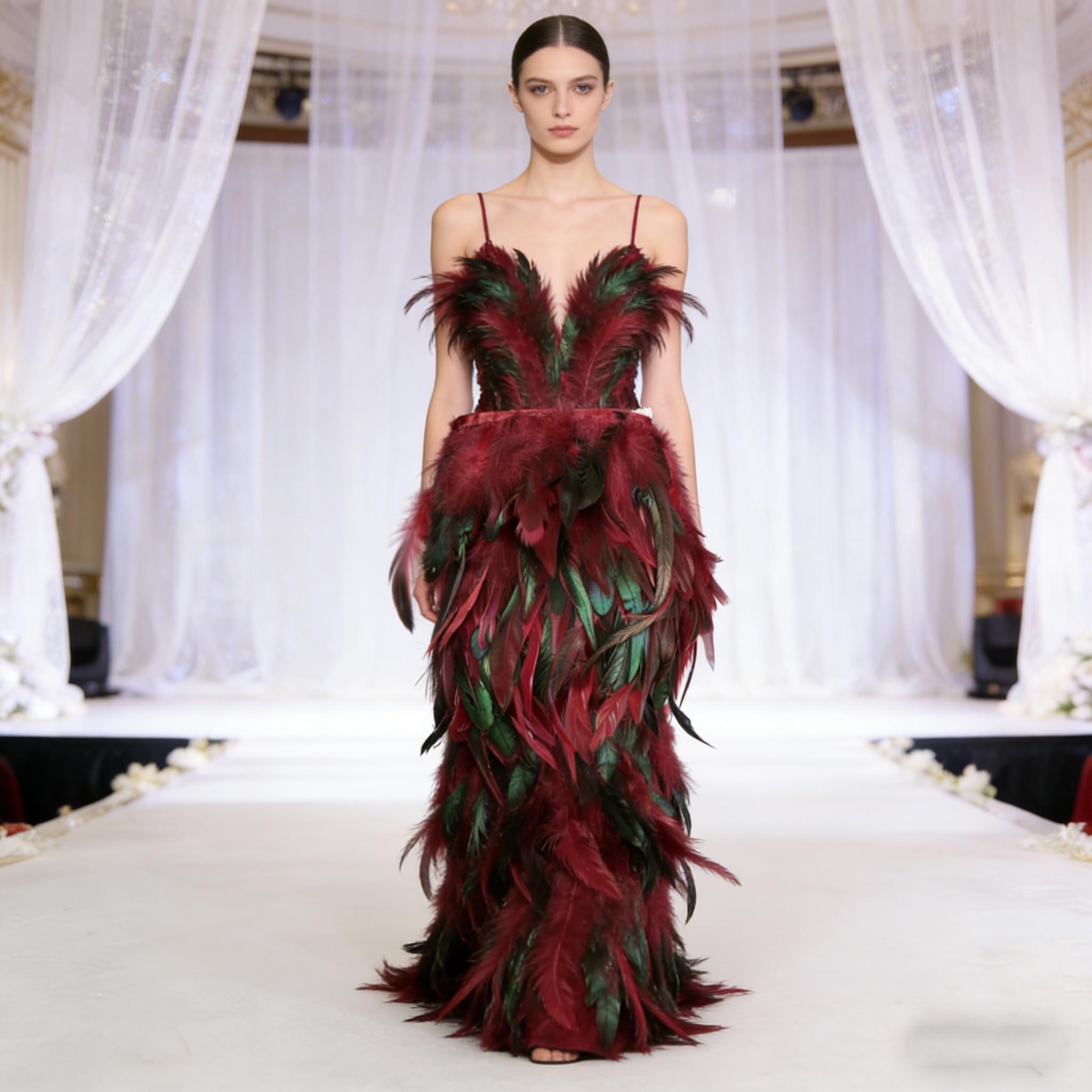 1.05m Colorful Artificial Rooster Tail Feathers for Wedding Stage Decoration DIY Handmade Skirt Edge Clothing Accessories