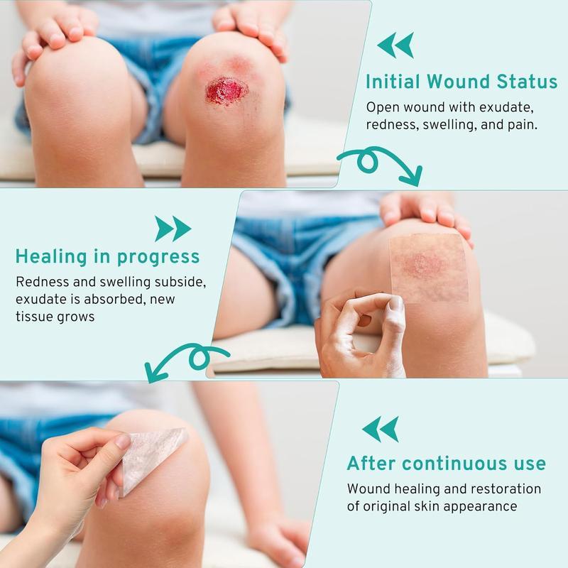 New Hydrocolloid Roll, Hydrocolloid Bandages for Wound Care,Medical-Grade Hydrocolloid Patch Bandages with Self-Adhesive, Flexible & Waterproof DIY Size & Shape