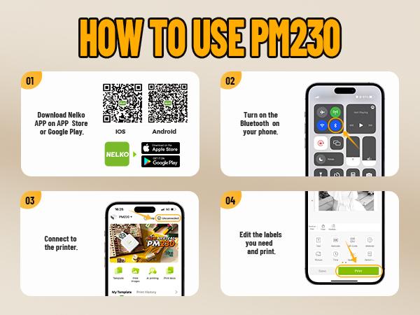 Mini Sticker Printer-2 Inch Bluetooth Thermal Pocket Printer,Inkless Portable Printer for School Notes,Photos, Memos,Lists,Gifts,Journals