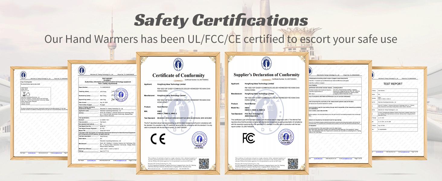 2 Pack Hand Warmers  heater  - Portable Pocket Warmer with 3 Heating Modes, Rechargeable 6000mAh, Reusable for Outdoor Sports/Camping/Hiking/Travel