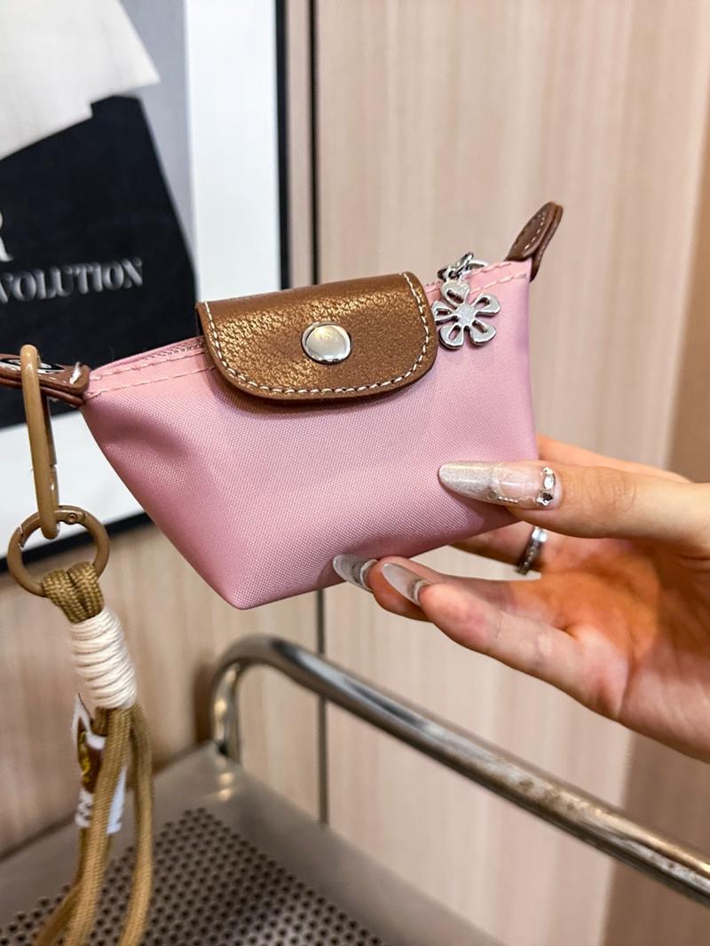 Women's Mini with Detachable Nylon Wristband, Zipper Closure, Decorative Bag, Wrist Strap Wallet, Christmas Gift, Suitable for Young Girls