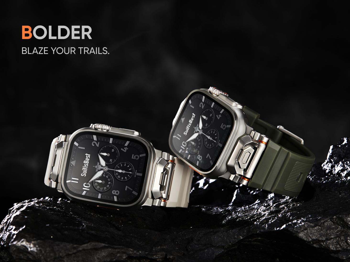 Rugged Sport Band Compatible for Apple Watch Ultra 3 2 Band 49mm 46mm 45mm 44mm 42mm, Silicone Sport Strap for iWatch Series 11 10 9 8 7 6 5 4 3 SE Rugged Sport Band Compatible for Apple Watch Ultra 3 2 Band 49mm 46mm 45mm 44mm 42mm, Silicone Sport Strap for iWatch Series 11 10 9 8 7 6 5 4 3 SE