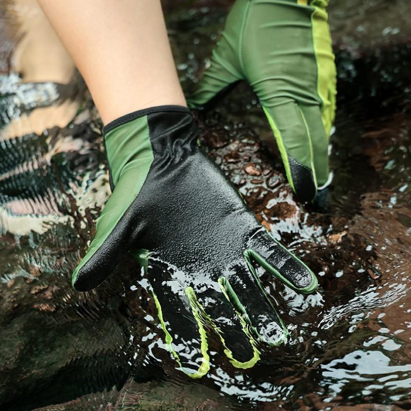 1 pair Professional Dive Gloves for Men and Women, Summer Swimming Gear, Surfing Ultra-Fine Silicone Anti-Slip Durable Sunscreen Gloves