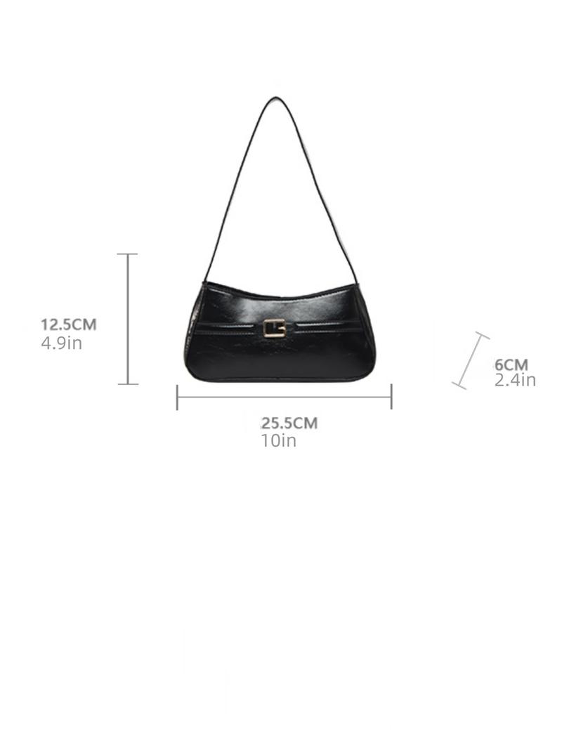 Elegant Women's Shoulder Bag with Belt Decoration, Casual Fashion Crossbody/shoulder Bag, Ideal Gift for Daily Use, Versatile Design, Everyday Bag