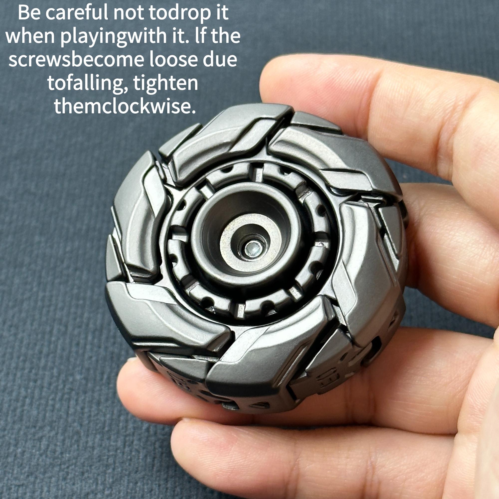 Fidget Spinner Toy, 1 Count Metal Design Stress Relief Toy, Open Armor Spinning Top Fidget Toy, Hand Spinner Toy for Adults, Stress Relief Fidgeting # TOP PICKS,Cool Gadgets