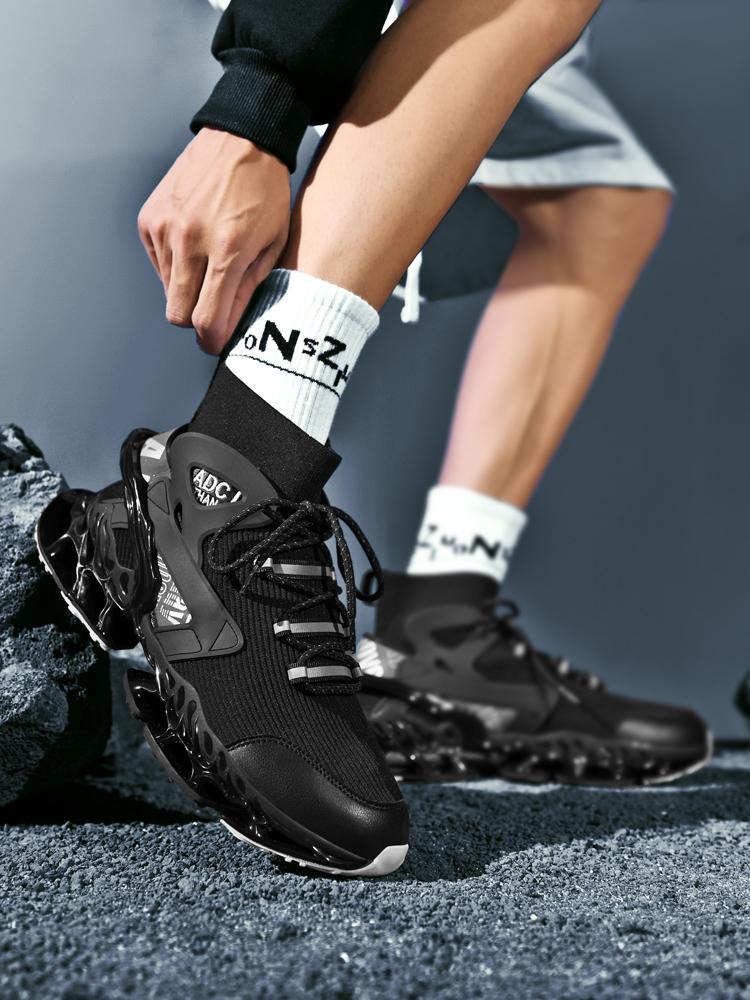 Trendy Blade Shoes for Men - Netting Breathable Upper, Rubber Anti-Slip Sole, Stylish and Cool for Indoor & Outdoor Fitness Exercises Breathable Upper, Rubber Anti-Slip Sole, Stylish and Cool for Indoor & Outdoor Fitness Exercises