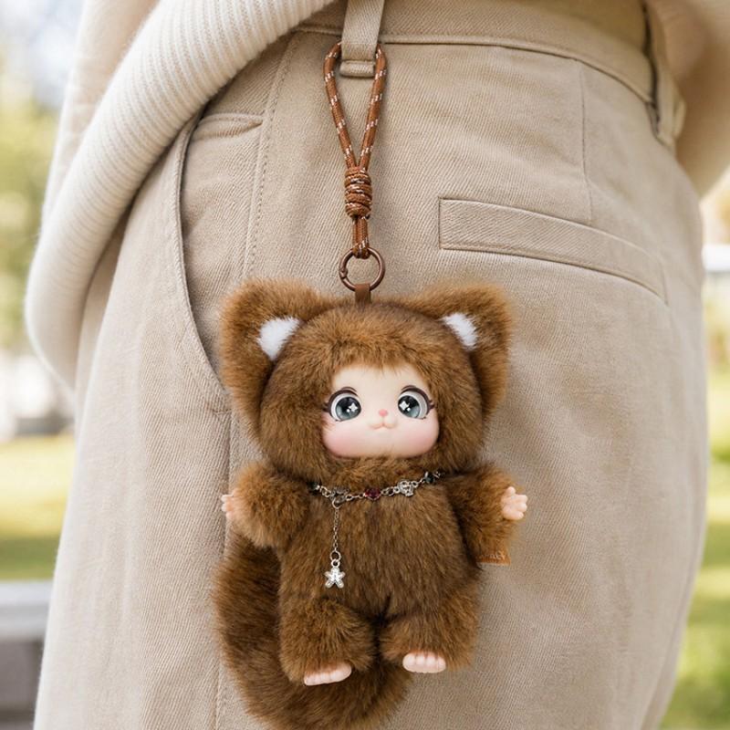 Cute Fox Plush Doll Series, Adorable Vinyl Plush Gift for Fans and Collectors, Fun Collection Item for Kids and Adults