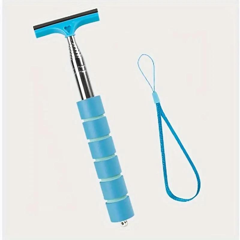 Extendable Windshield Wiper, Long Pole Car Rearview Mirror Wiper, Universal Car Accessories, Portable Car Lens Raindrop Cleaner, Car Detailing Accessories