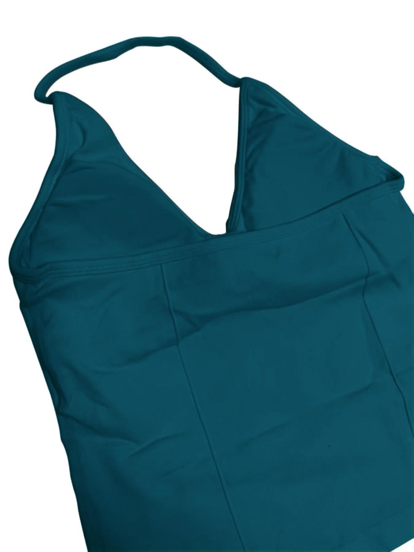 Women's Upgraded Square Neck Halter Sports Tank Top and High Waist Shorts Sporty Set, Sportswear, Yoga Clothes, Perfect for Yoga Fitness Party