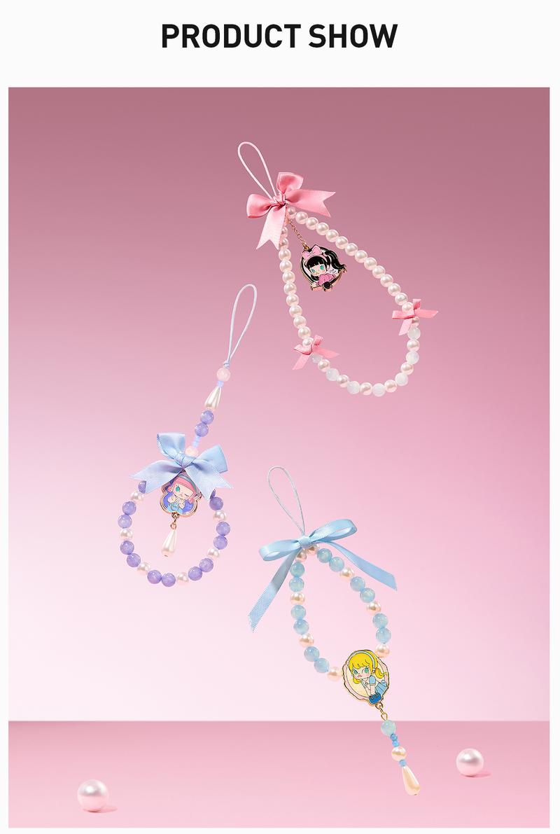 POP MART MOLLY Daily Look Series-Phone Charm Blind Box, Mystery Box