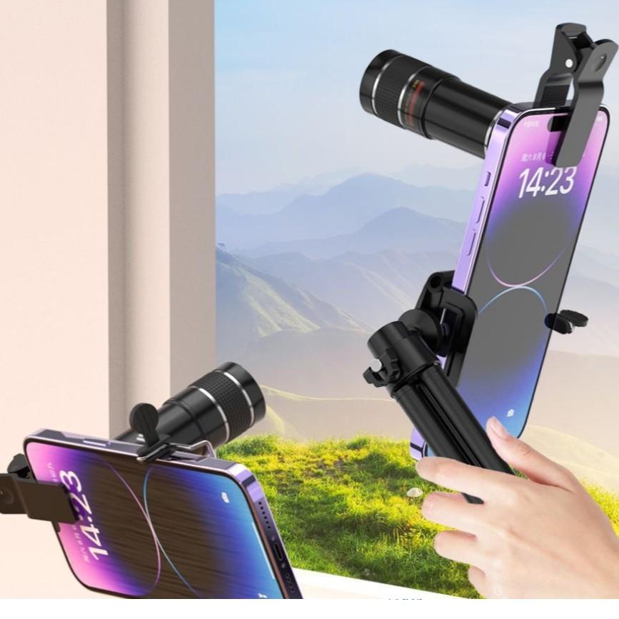 20x Zoom Phone Lens, Concert Photography Tool, External Telescope Camera, Music Festival Phone Lens, Long Range Shooting Accessory