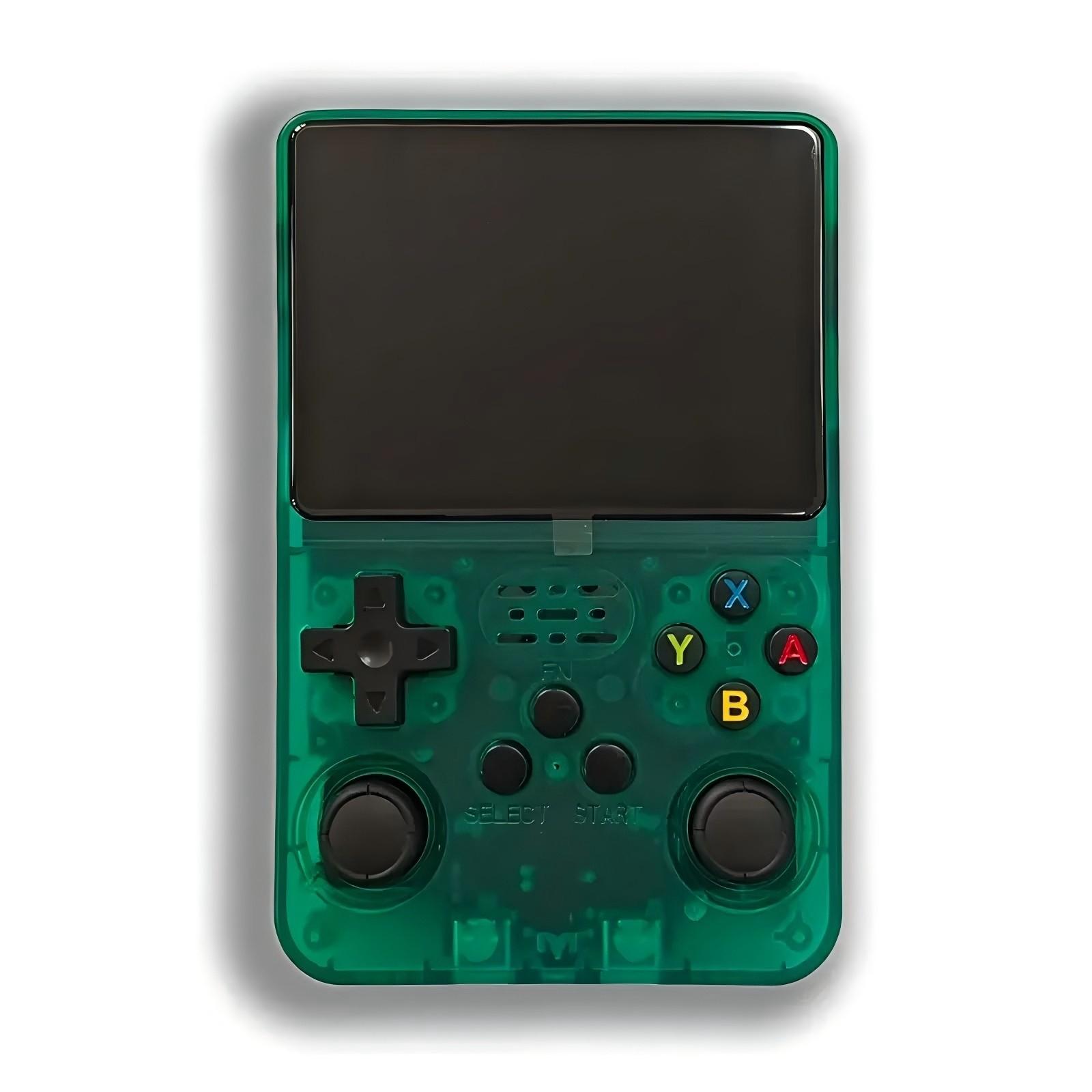 R36s Handheld Game Console, 3.5-Inch IPS Screen, Linux System, Portable Pocket Device, Lightweight Abs Design, Long-Lasting Battery