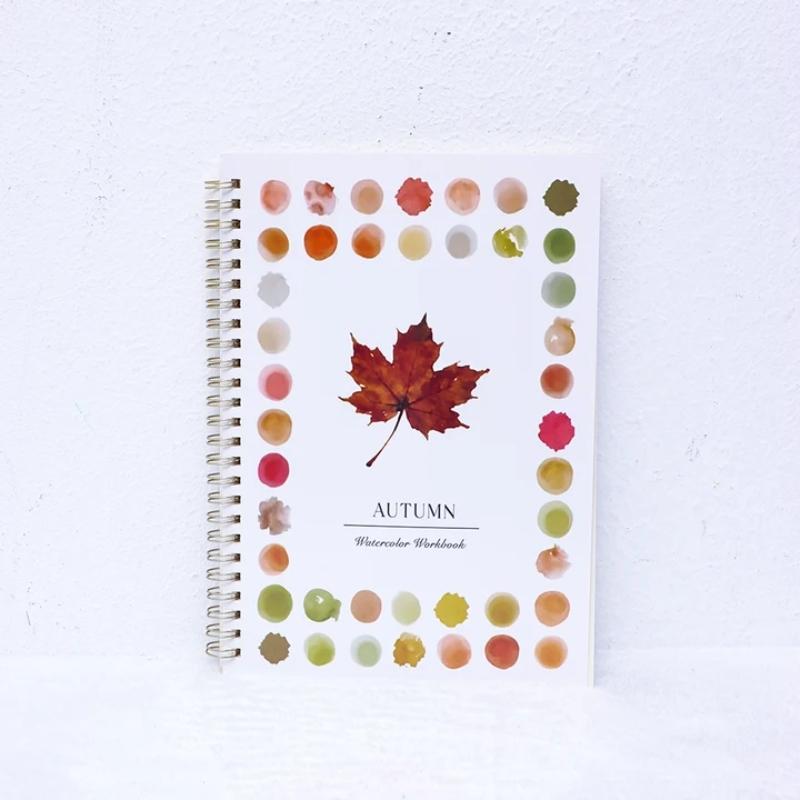 Beautiful Cartoon Watercolor Painting Book, Sketch Paper for Coloring, Water Coloring Books, Easy to Use, Ideal for Art Enthusiasts, Perfect Gift (no Brushes Included)