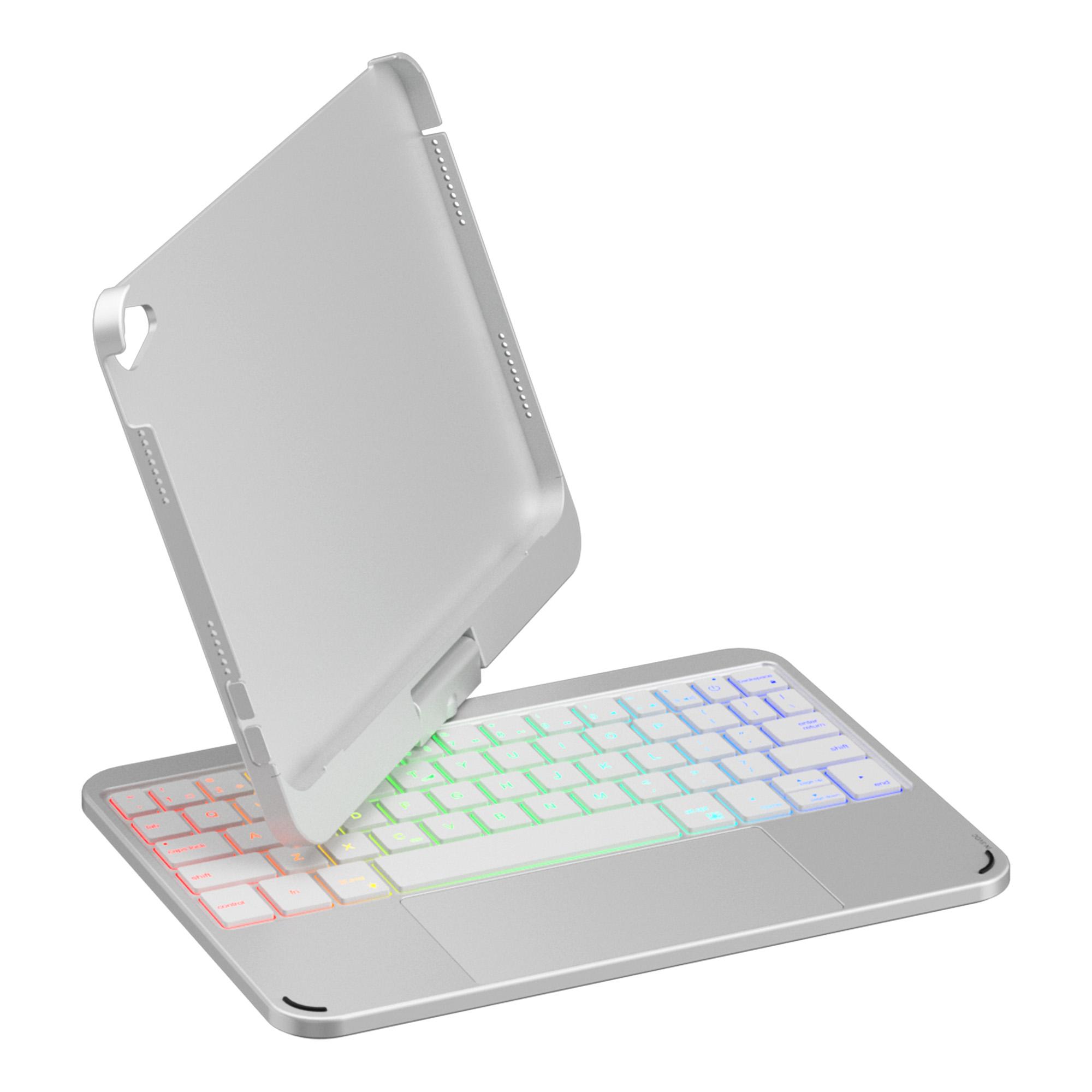 [Only Keyboard Case, Tablet Not Included]Keyboard Case for iPad mini 7 A17 Pro(2024) & Mini 6 (2021) 8.3", 360° Rotate Case for iPad mini 7th/6th Generation, Touchpad Keyboard with 7 Color Backlit, Type-C Rechargeable