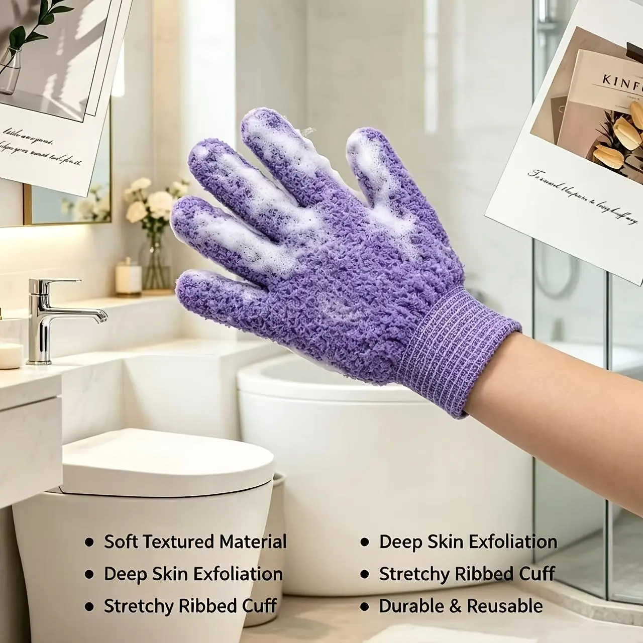 Strong Loofah Scrubber Thickened Bath Glove Men Women Home Back Scrub Mud Bath Ball Shower Glove