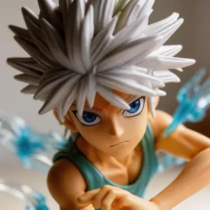 Anime Figure Killua Zoldyck/Gon Freecss - Hunter x Hunter Collectible Model 19cm Desktop Decoration