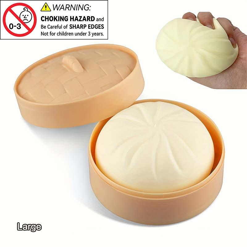 Dumpling Squishy Stress Ball Fidget Toy, Dough Ball Squishy Bun Squeeze Ball, Anxiety Relief, Adult Squishy Toy, Anti Stress Adhd Add, Stress Relief Gadgets